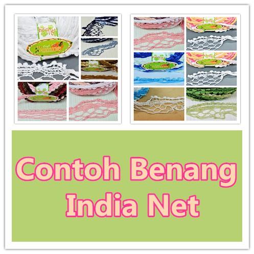 India Net I.N.- Benang Rajut - Crochet - Knitting - 100 gr