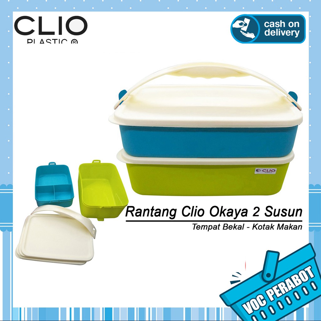 Rantang Susun Kotak Makan Tempat Bekal Tempat Penyimpanan Rantang susun plastik Tempat Makan susun