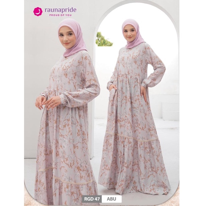 Gamis Cewek Terbaru Ori Rauna Pride | Gamis Cewek RGD 47 by Rauna Pride