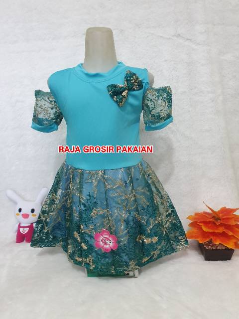 Dress Anak Model Sabrina Usia 1-4 Thn