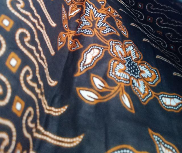 Bswart Batik Hrb026 Kenongo Hem Batik Seno Kembang Kemeja Batik Pria