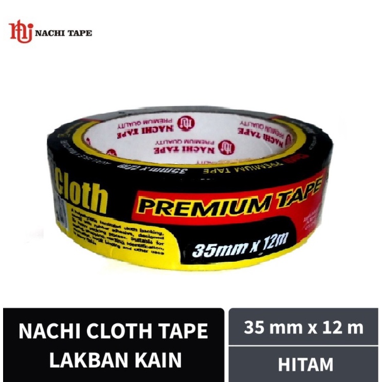 

TBMO LINEN TAPE NACHI 1,5`X12Y HITAM / LAKBAN KAIN 35MM