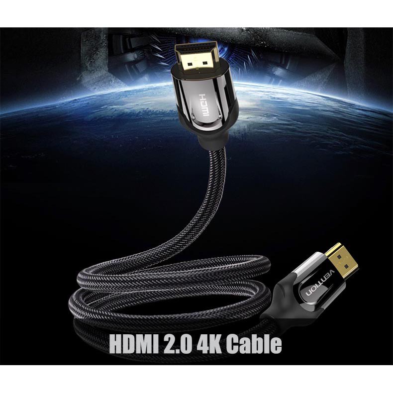 Vention Kabel HDMI ke HDMI 2.0 4K 60 FPS - 1M - VAA-B02