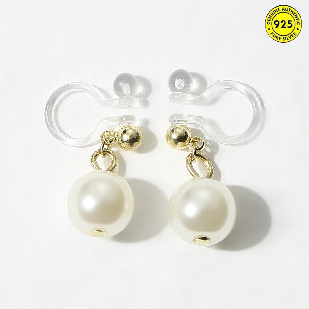 Short Pearl Ear Clip Simple Fresh Pearls Non-Piercing Ear Clip Women