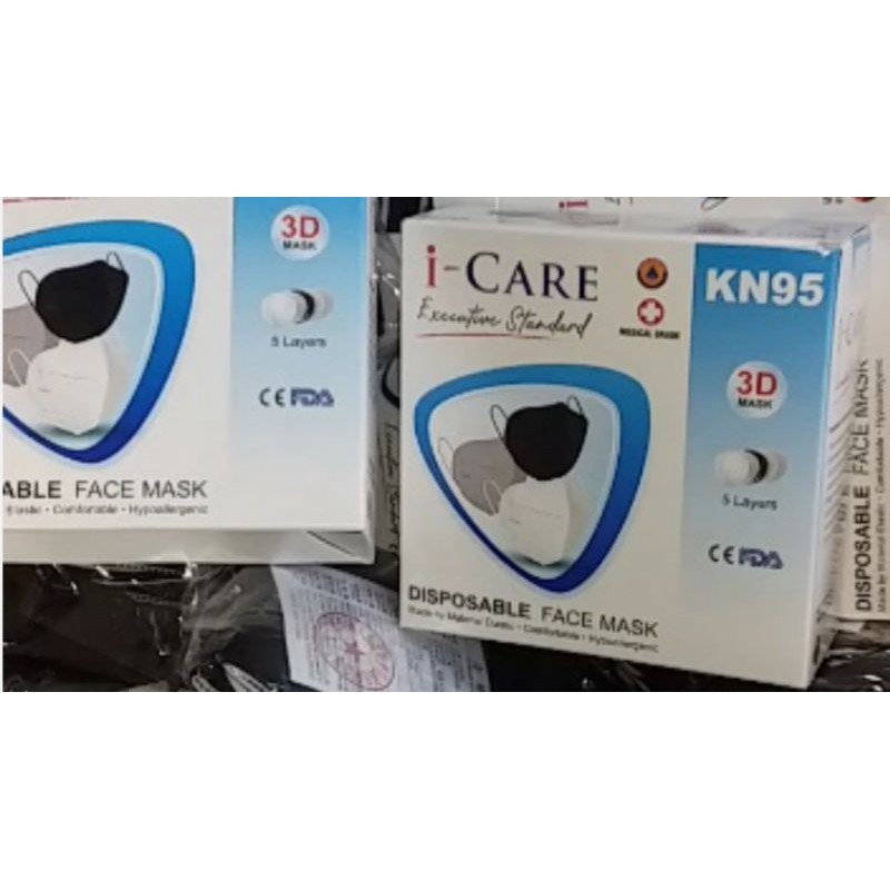 masker KN95 warna hitam