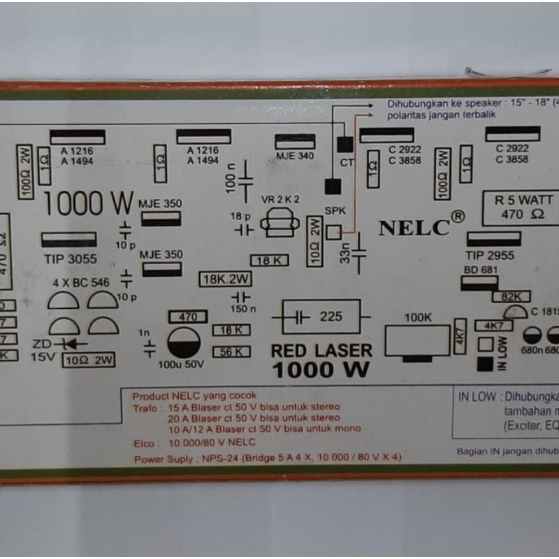 Kit Power LED Laser 1000 Watt