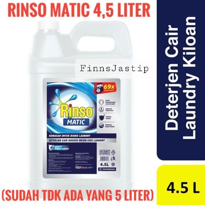 Rinso Matic Deterjen Cair Laundry 5L