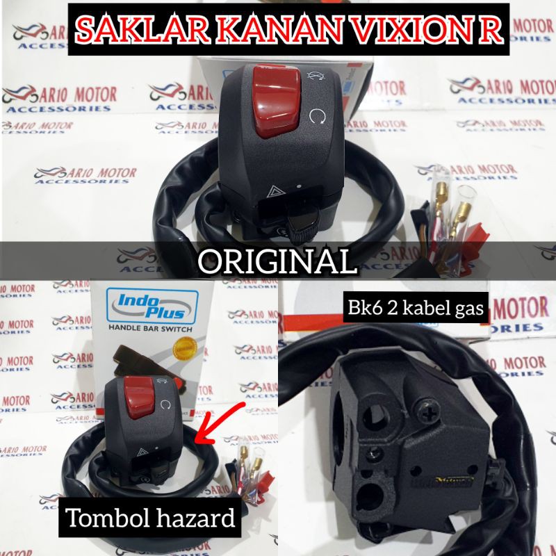 SAKLAR KANAN NEW VIXION / VIXION R / NEW R15 VVA ORIGINAL MINDA