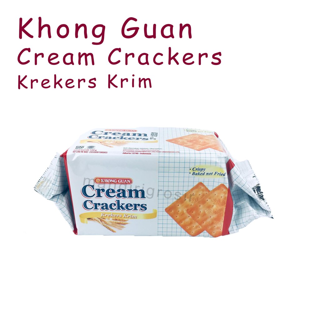 Cream crackers *Khong guan * Biskuit * 120g