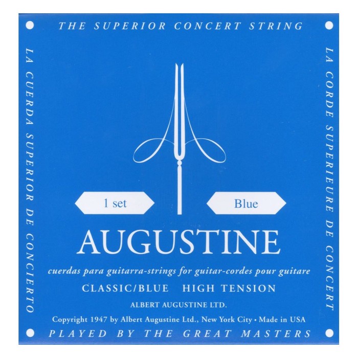 Augustine Classic Blue High Tension Senar Gitar Klasik Nylon Original