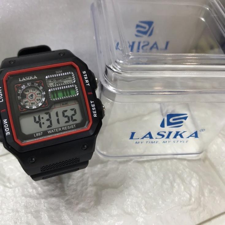 sfh JAM TANGAN PRIA/WANITA LASIKA L8109 ORIGINAL Barang Super