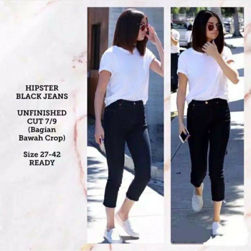 HITAM CUT 7/9 CELANA WANITA CELANA HITAM BIG SIZE JUMBO