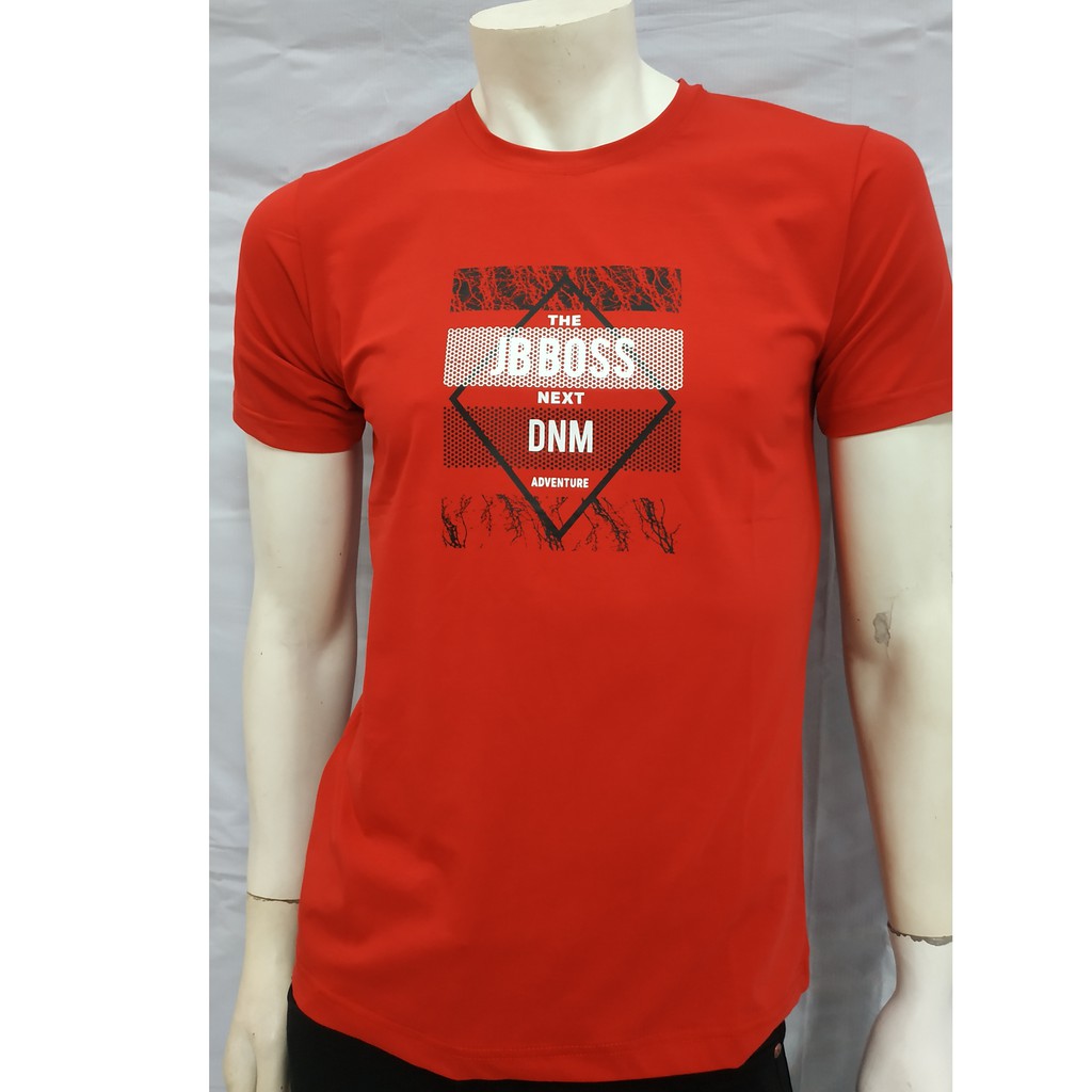 JB BOSS T-SHITR PRIA LENGAN PENDEK/ 5001-349-01/ KAOS PRIA RED