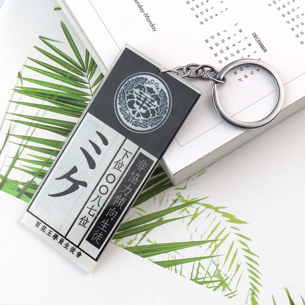 [Elegan] Gantungan Kunci Unisex Acrylic Compulsive Gambler Yumeko Jabami Mary Key Ring