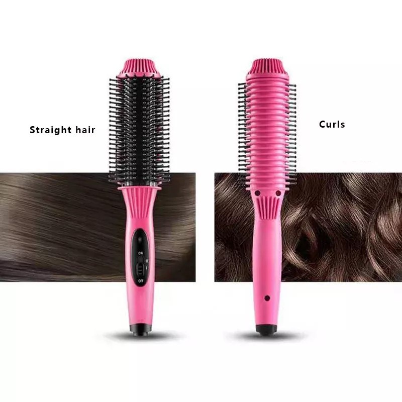 Nova Catok Sisir Pelurus Rambut Catokan Rambut 2 in 1 Blow Mini