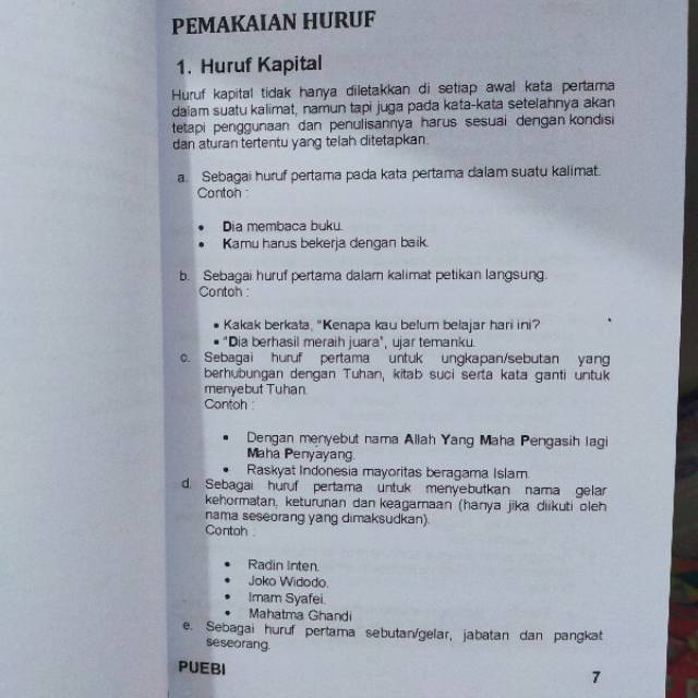 Buku PUEBI Pedoman Umum Ejaan Bahasa Indonesia Dan Sastra Indonesia