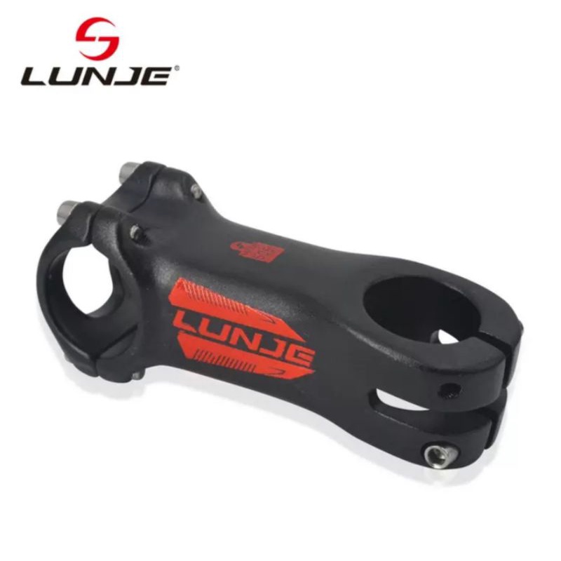 Lunje Stem Size 31.8 mm Panjang 9 cm Stem Handlebar Sepeda Lis Merah