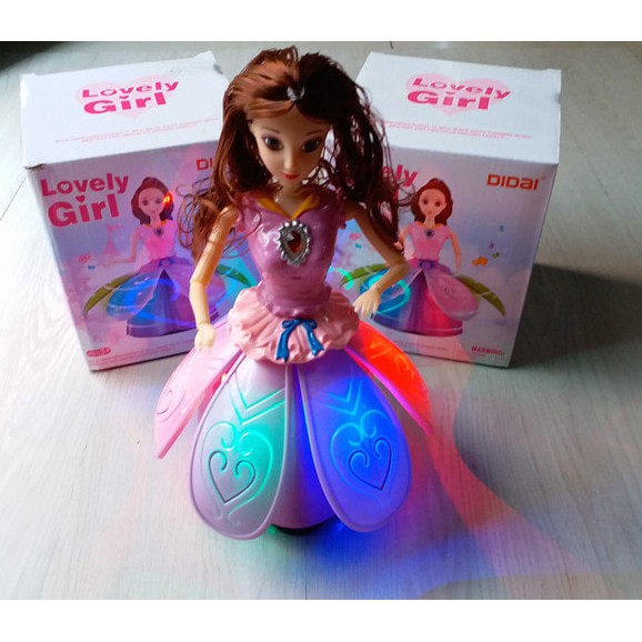 MAINAN PRINCESS BARBIE LOVELY GIRL DANCE FROZEN MENARI