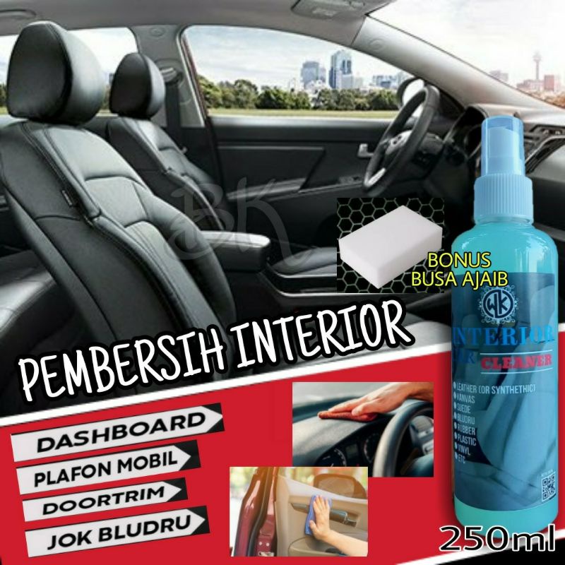 PEMBERSIH INTERIOR MOBIL PRAKTIS/DASBOARD/JOK/PLASTIK/KARPET