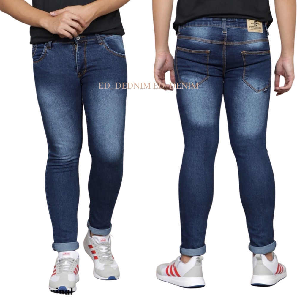 Celana Jeans Pria Panjang Slim Fit Strecth / Celana Cowok Jeans