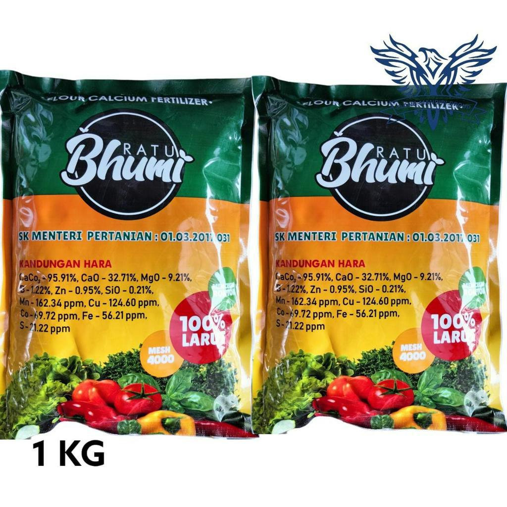 Pupuk Kalsium RATU BHUMI Mesh 4000 1 KG Mencegah kerontokan pada tanaman Mitra Tani Indonesia
