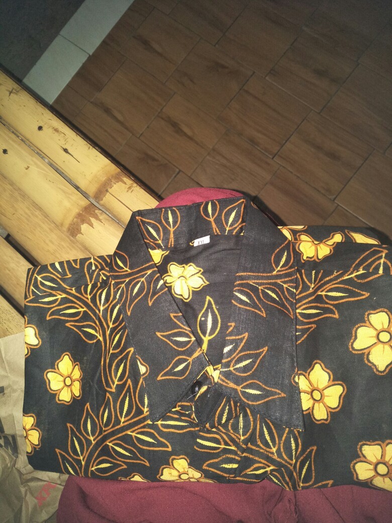 Kemeja Batik Pria Ppbtk07 Modern Lengan Panjang Casual Modis Trendy Masa Kini M L Xl Xxl Asli  Pkl