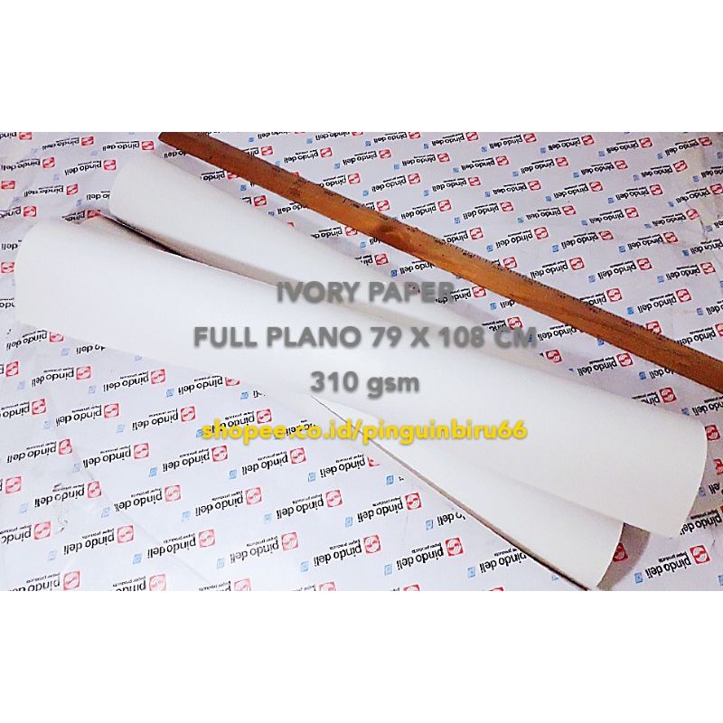 

KERTAS KARTON IVORY 310 gsm ( full plano 79 x 108 cm ) BACA DESKRIPSI