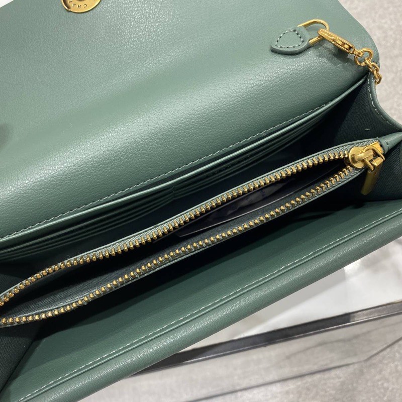 Two-Tone Mini Long Wallet