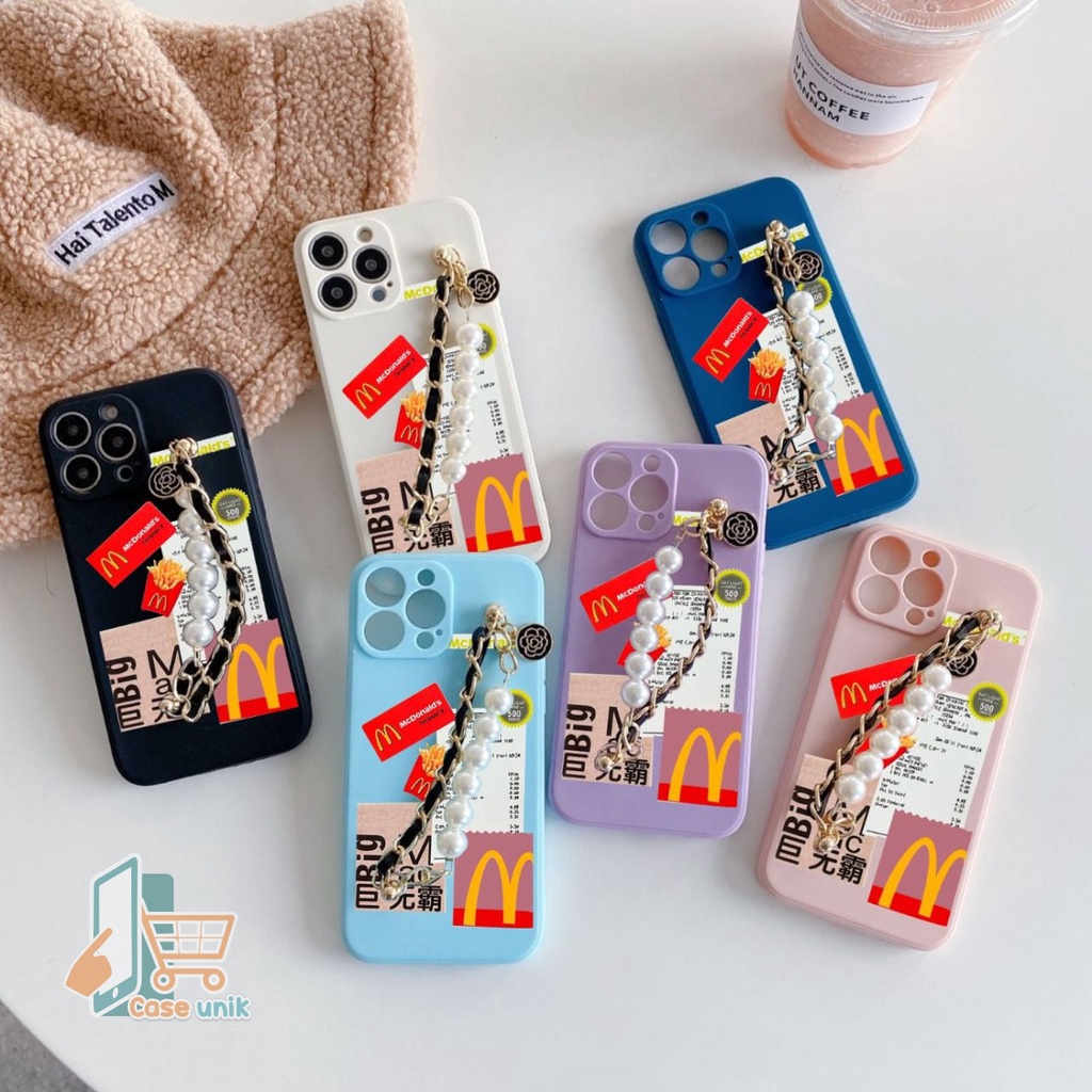 GM002 SOFTCASE MCD RANTAI MUTIARA INFINIX HOT 10 10S 11 11S NOTE 8 10 11 ZERO X PRO CS4209