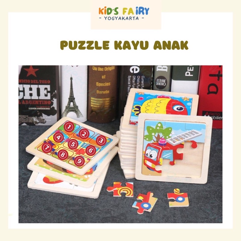KidsFairy Mainan Anak Puzzle Kayu/ Jigsaw puzzle menarik