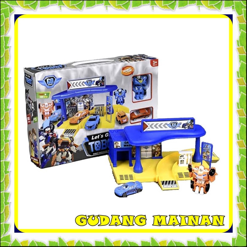 Mainan anak laki mainan Tobot Track mainan tobot mobil mobilan mobil mainan robot robot robotan
