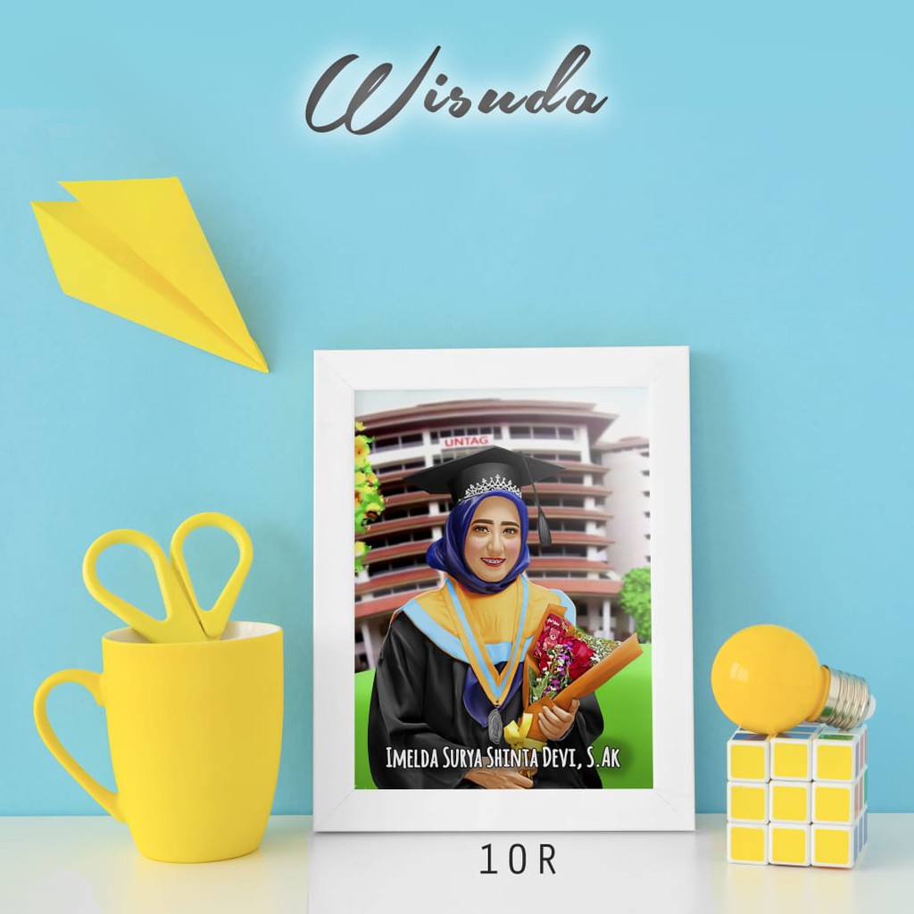 JASA KARIKATUR DIGITAL VEKTOR KARTUN WEDDING | COUPLE | ULTAH | ANNIVERSARY | WISUDA