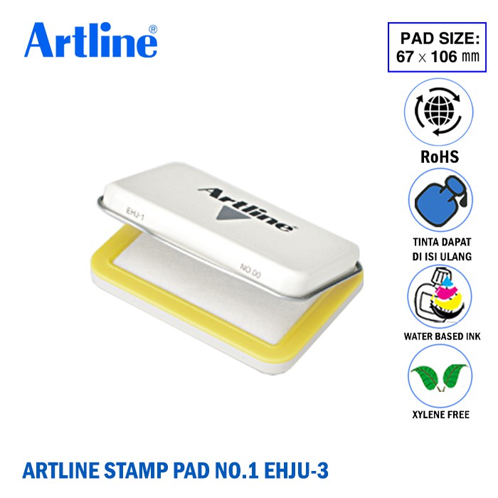 

ARTLINE EHJU-3 67x106MM NO.01 BANTALAN STEMPEL