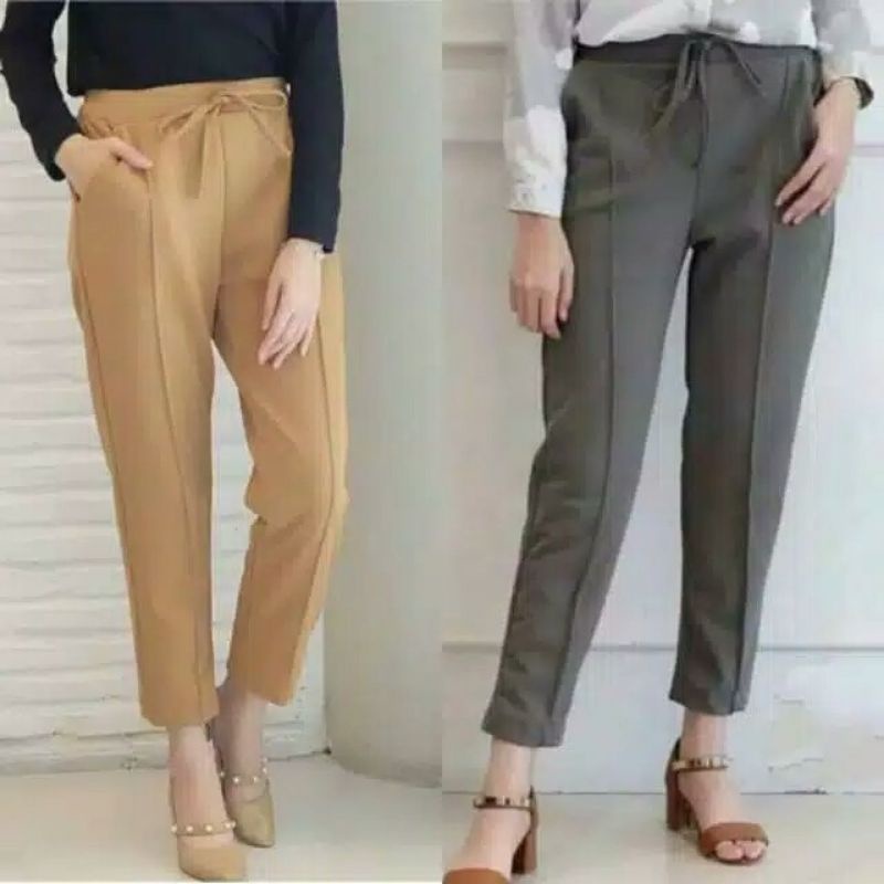 COD_DOTY PANTS JUMBO SIZE S&gt;XXL/CELANA CUBIT WANITA/CELANA LUNA JUMBO