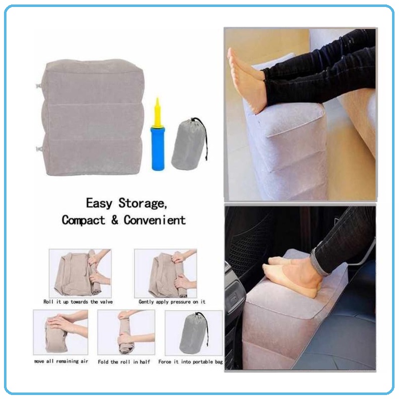 Ultima Flight Buddy Inflatable Foot Rest | Pijakan Kaki Travel