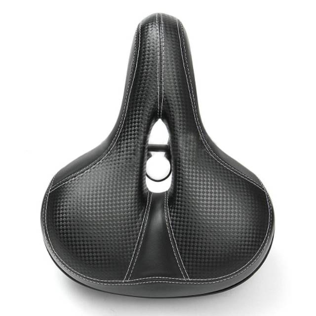 Sadel Sepeda Bike Saddle Wide Seat Soft Pad Cushion - UX01 - Black