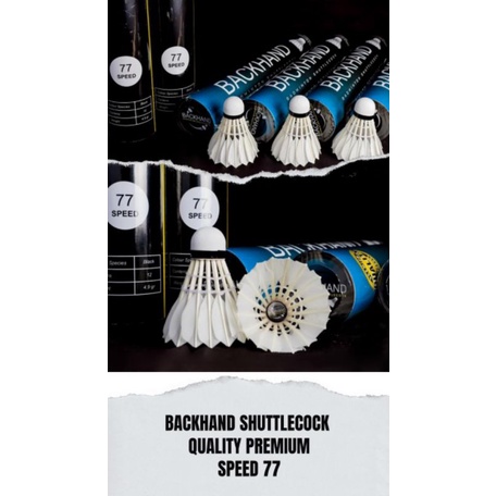 backhand shuttlecock