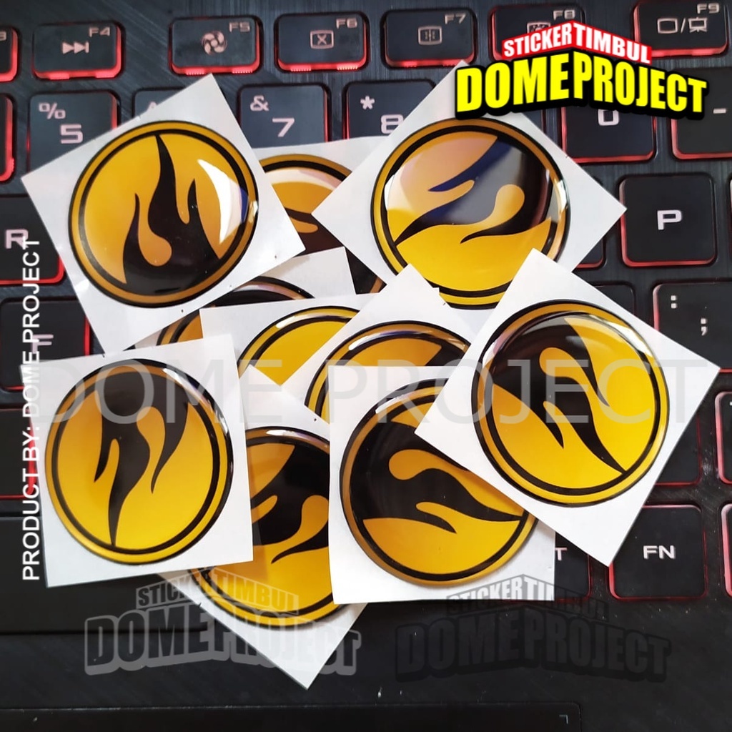 HOTWHEELS THS BULAT EMBLEM STIKER RESIN LENTUR STIKER MOTOR WATERPROOF