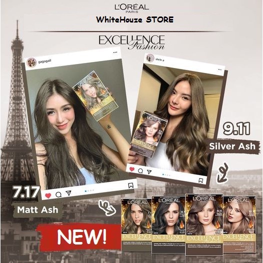 ★ BB ★ Loreal Paris Excellence Fashion Hair Color Ash - L'OREAL