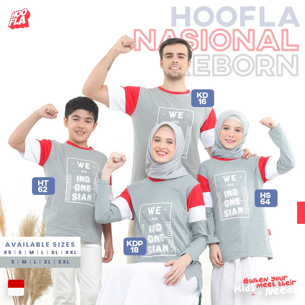 Baju Anak Dewasa Ready Stok Melimpah kaos couple family / kaos anak dan dewasa edisi nasional warna 