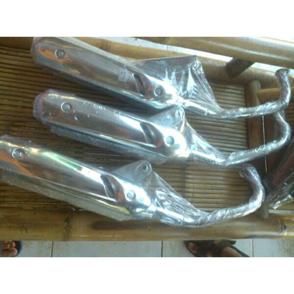 Promo Puasa kenalpot Racing bobokan model standar untuk Yamaha Mio Sporty Mio Soul Diskon