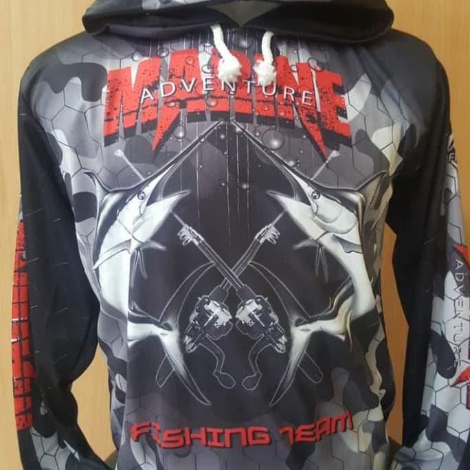 kaos jersey mancing bertopi-baju kaos mancing BERTOPI MARINE grade ori -gallspt