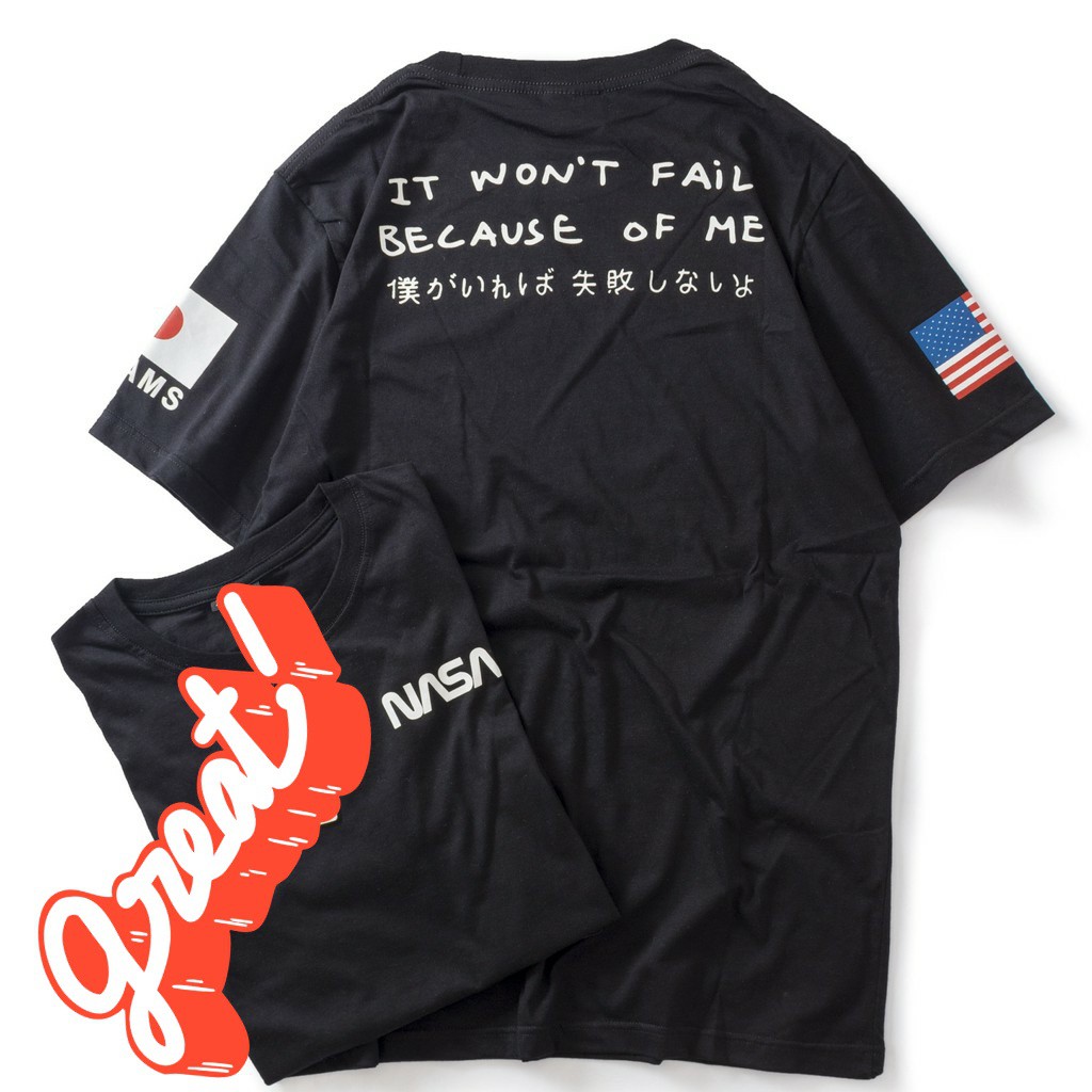 KAOS PRIA/USA-JAPAN NASA/KAOS HITAM