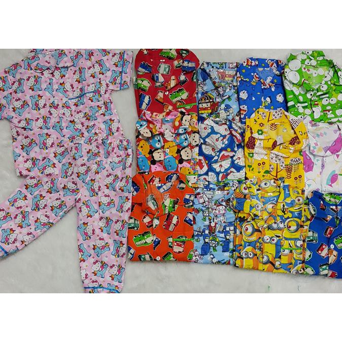 "Nyaman" piyama anak murah grosir / baju tidur anak /konveksi piyama anak motif "Lembut"