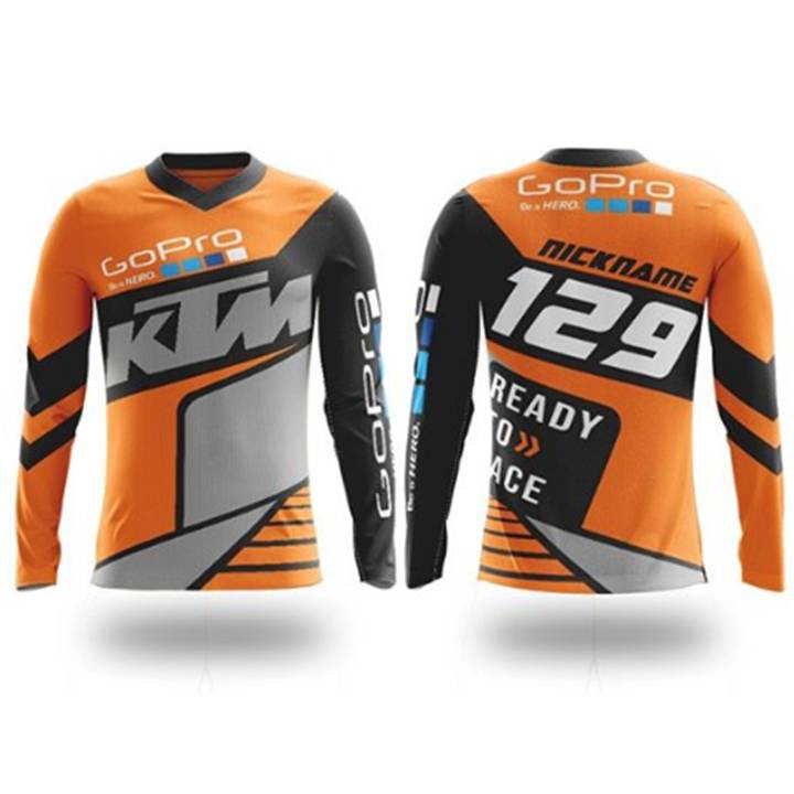 Kaos Jersey Racing Trail Motocross Motor Cross Custom Nama Nomor