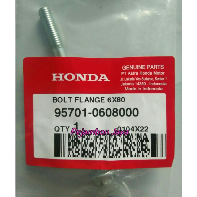 957010608000 BOLT FLANGE 6X80