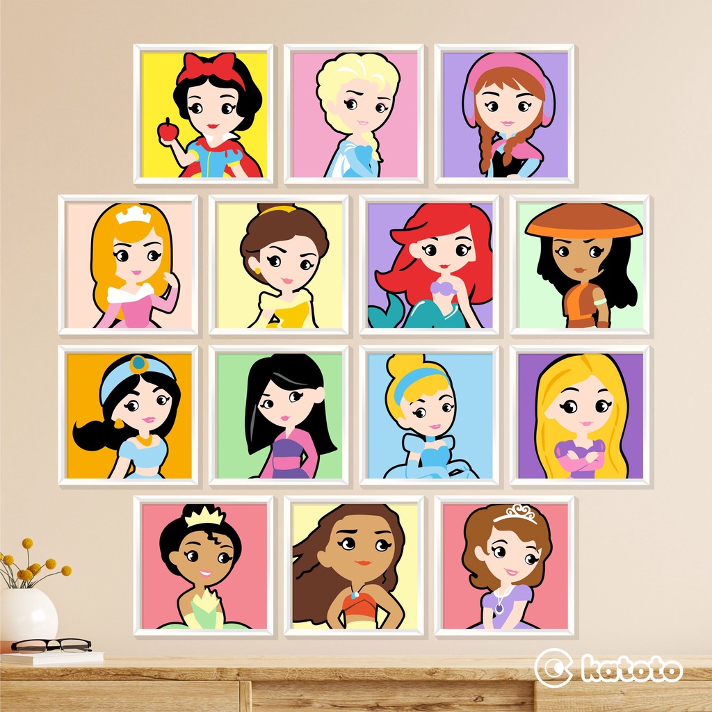 

PAINT BY NUMBERS PRINCESS PAINTING KIT. PAKET MELUKIS GAMBAR PUTRI RAJA ISTANA ANAK PEREMPUAN HADIAH ULANG TAHUN