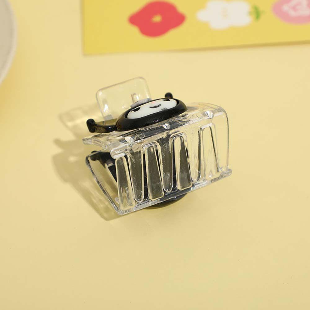 Agustina Hair Claw Transparan Manis Wanita Resin Kartun Jepang Jepit Rambut