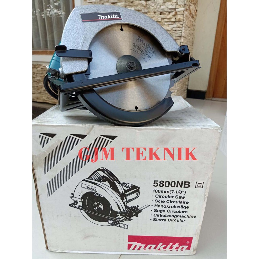 Makita circular saw 5800NB - Gergaji kayu makita 5800NB - Mesin potong kayu murah makita