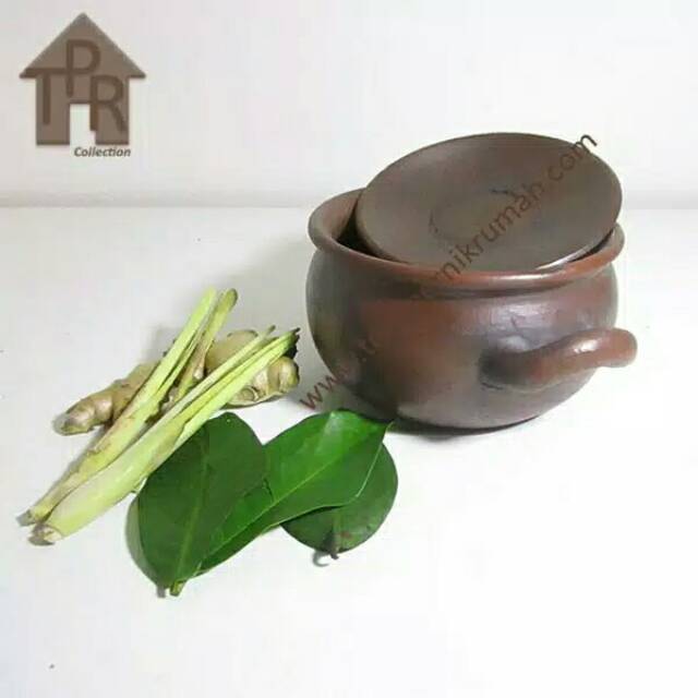 Panci gerabah natural kembung